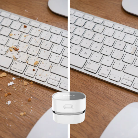 DeskVac™ DustAway - Portable 360° Mini Desktop Vacuum Cleaner